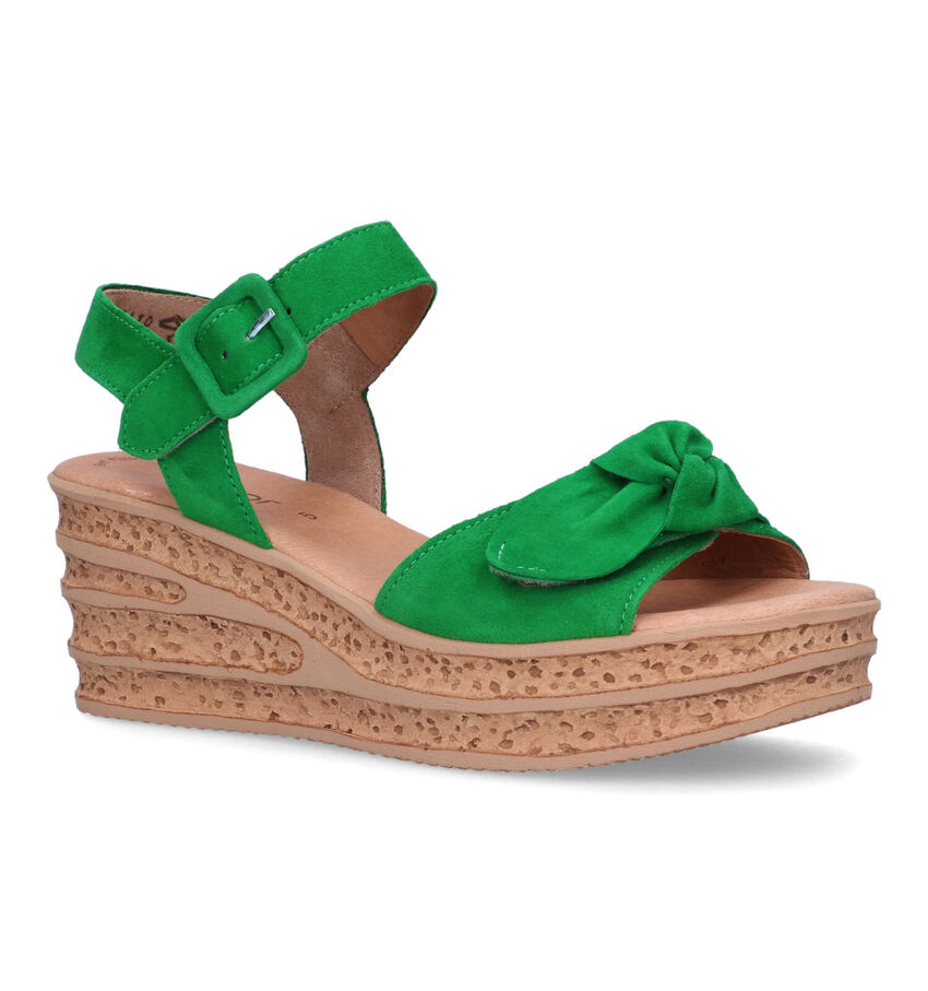 Gabor Best Fitting Groene Sandalen