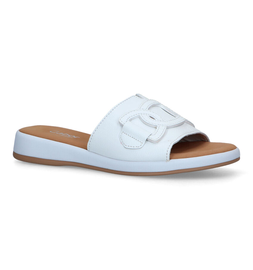 Gabor Comfort Nu-pieds en Blanc