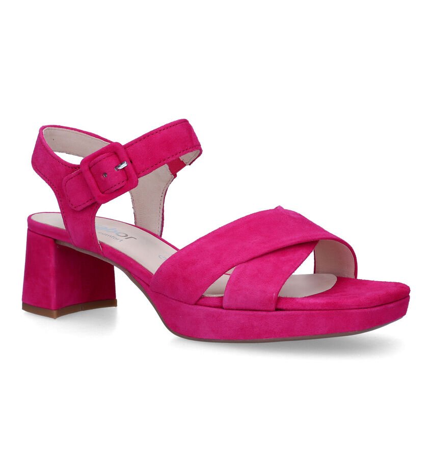 Gabor Comfort Fuchsia Sandalen