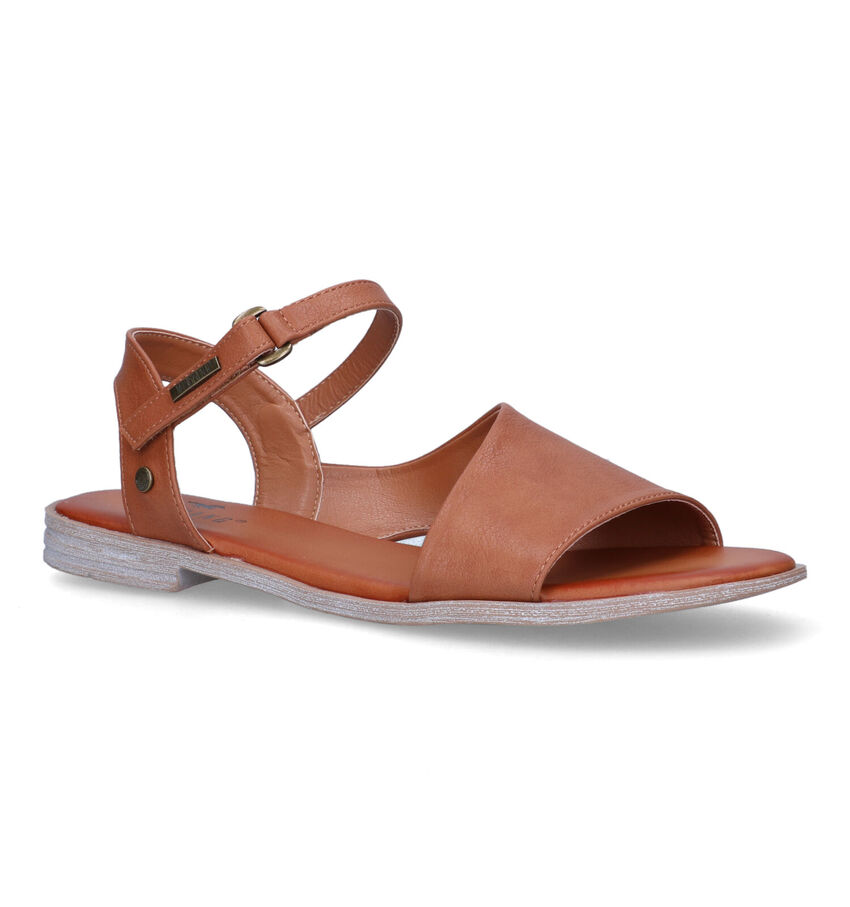 Mustang Cognac Sandalen