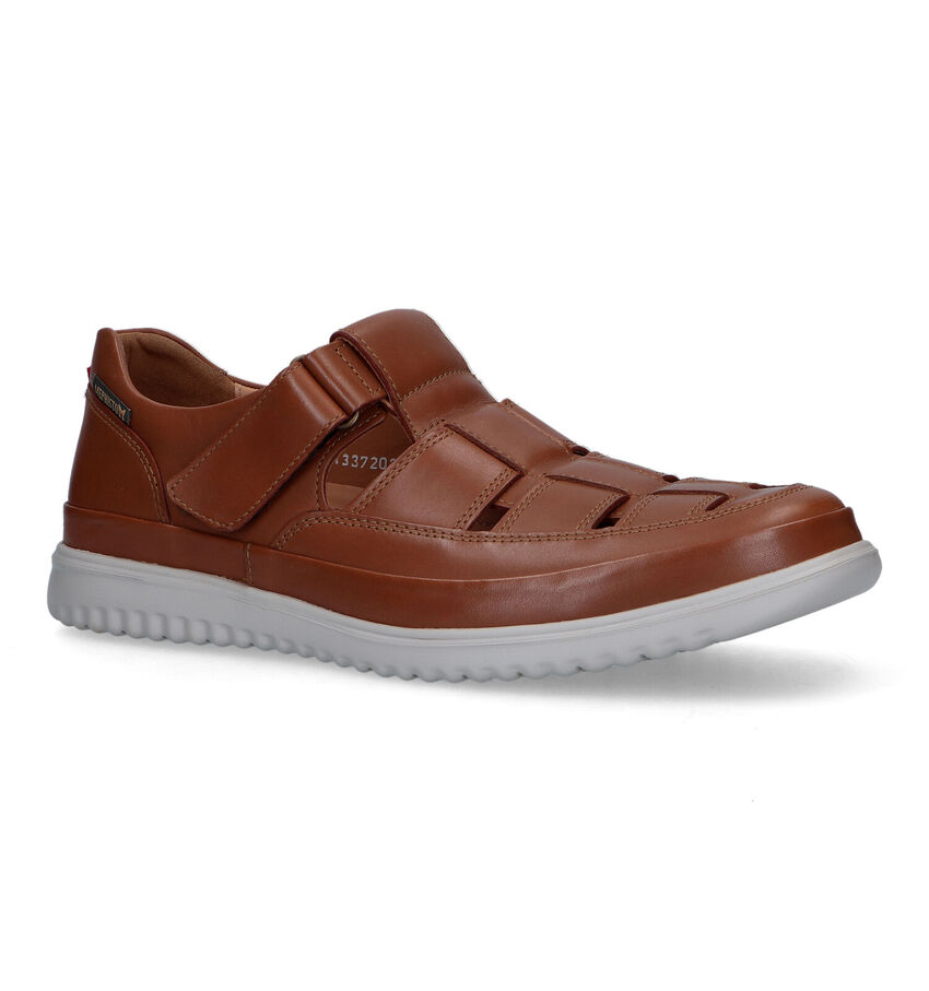 Mephisto Tarek Randy Chaussures à Velcro en Cognac