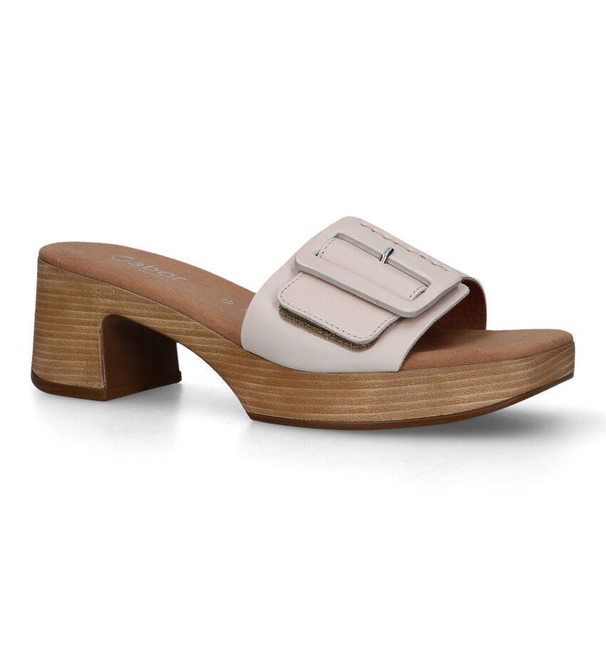 Gabor Comfort Nu-pieds mules en Beige