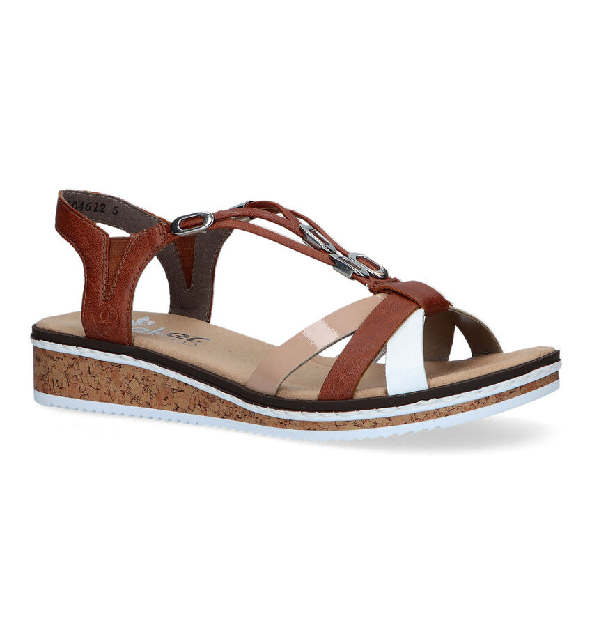 Rieker Cognac Sandalen