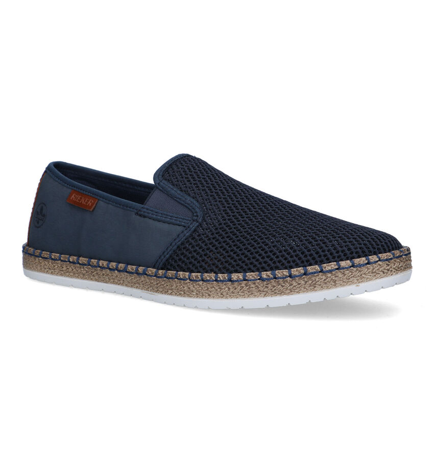 Rieker Chaussures à enfiler en Bleu foncé