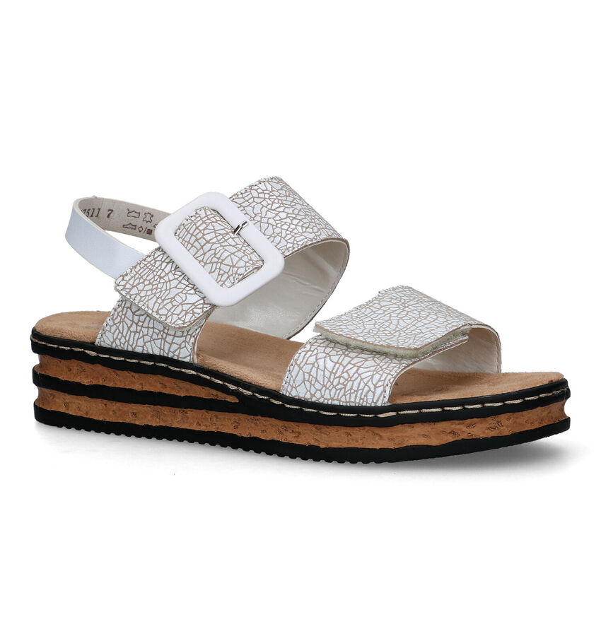 Rieker Witte Sandalen