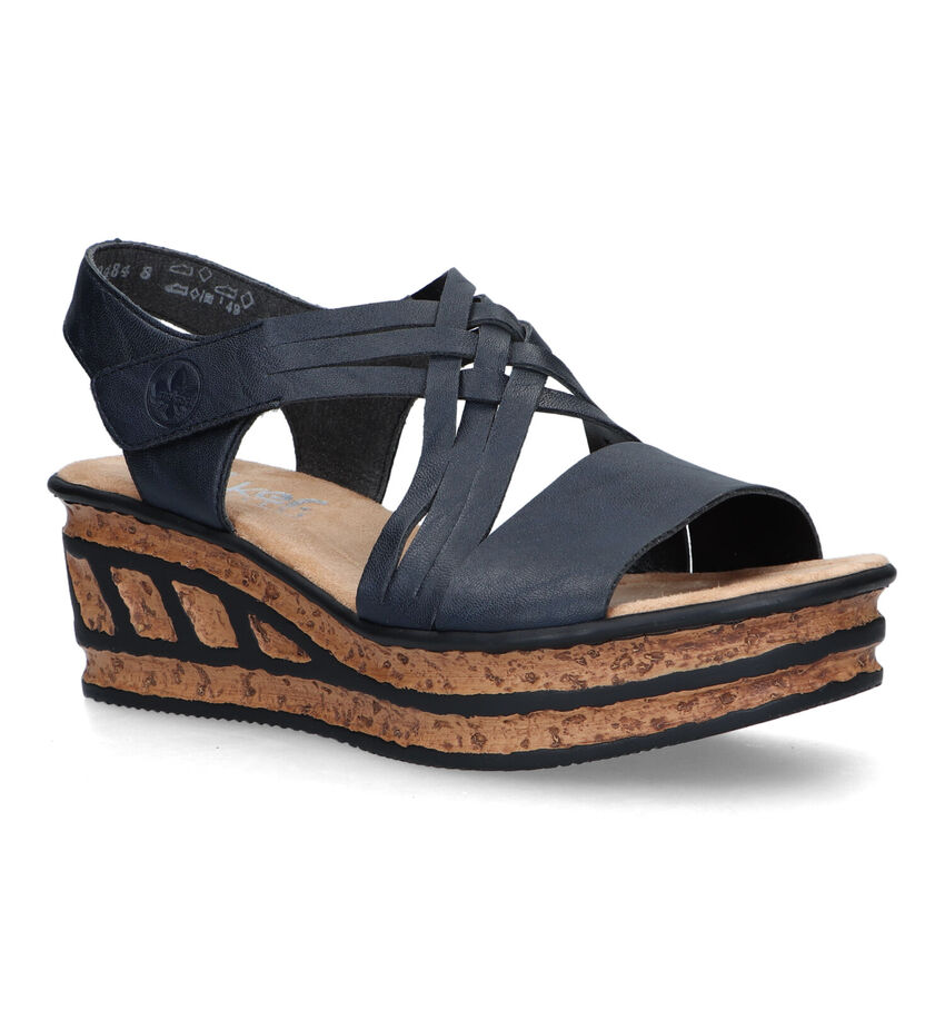 Rieker Blauwe Sandalen