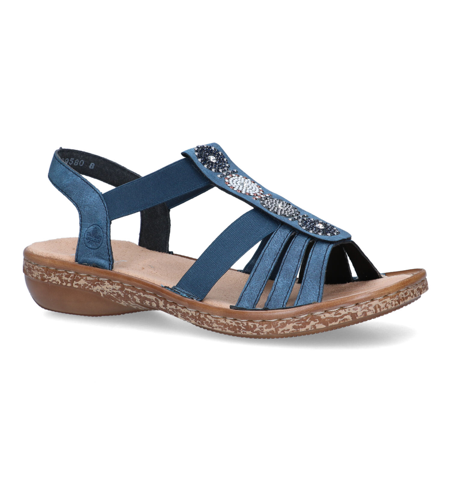 Rieker clearance sandalen zwart