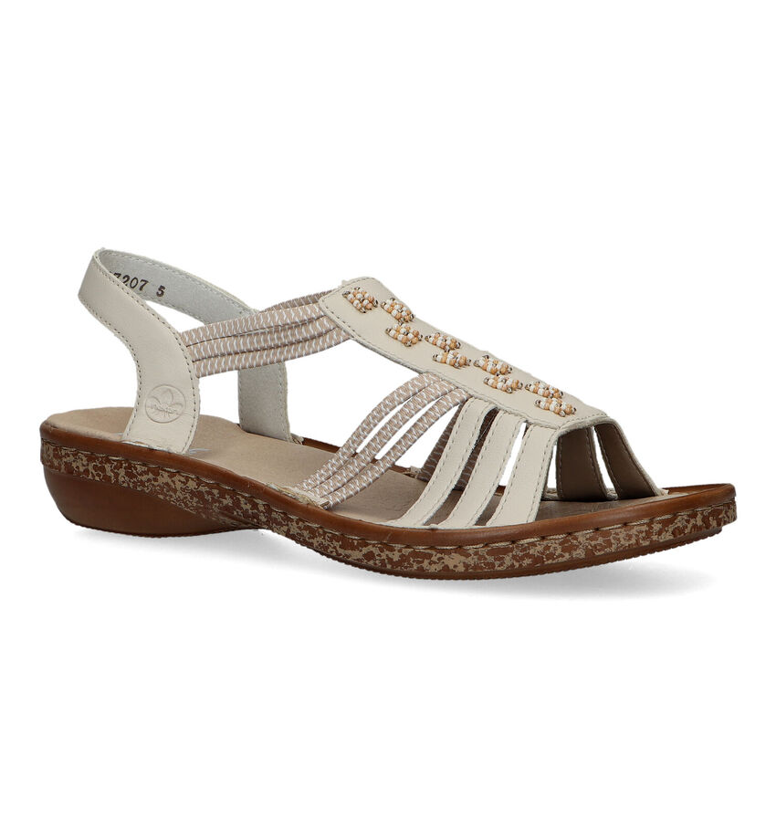 Rieker Beige Sandalen