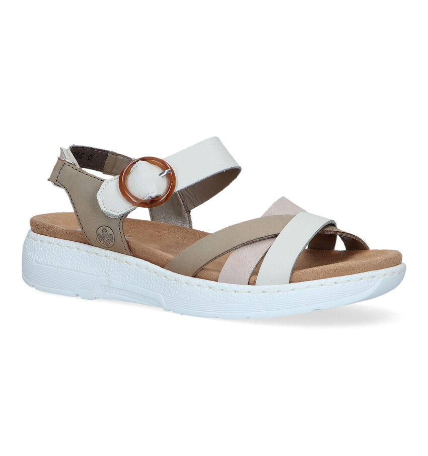 Rieker Beige Sandalen