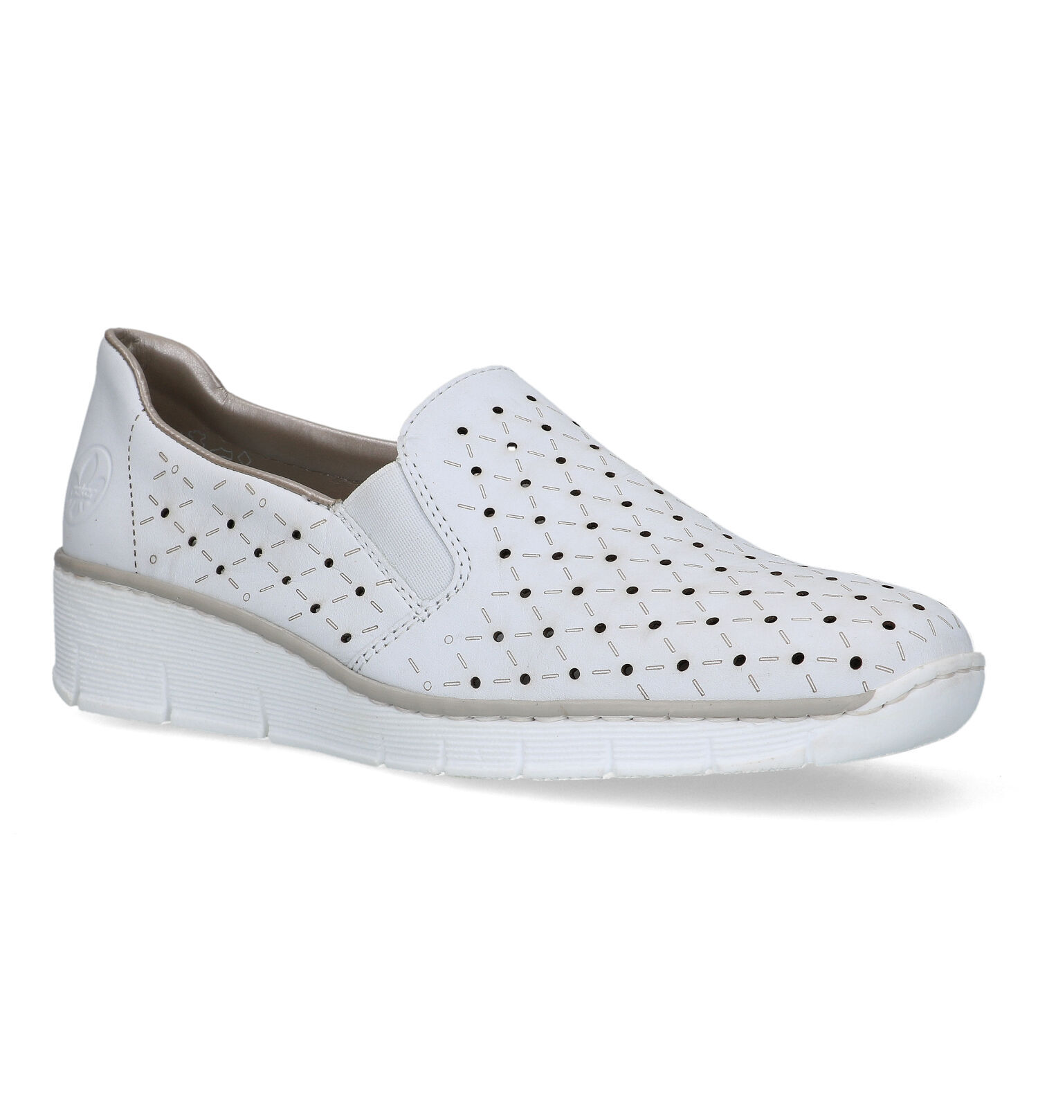 Rieker dames lage schoenen wit | Online op TORFS.BE | Gratis verzending en  retour