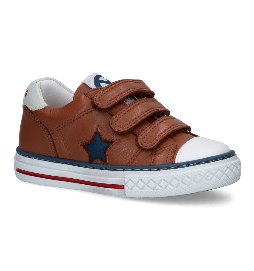 Kipling Henry 1 Cognac Velcroschoenen