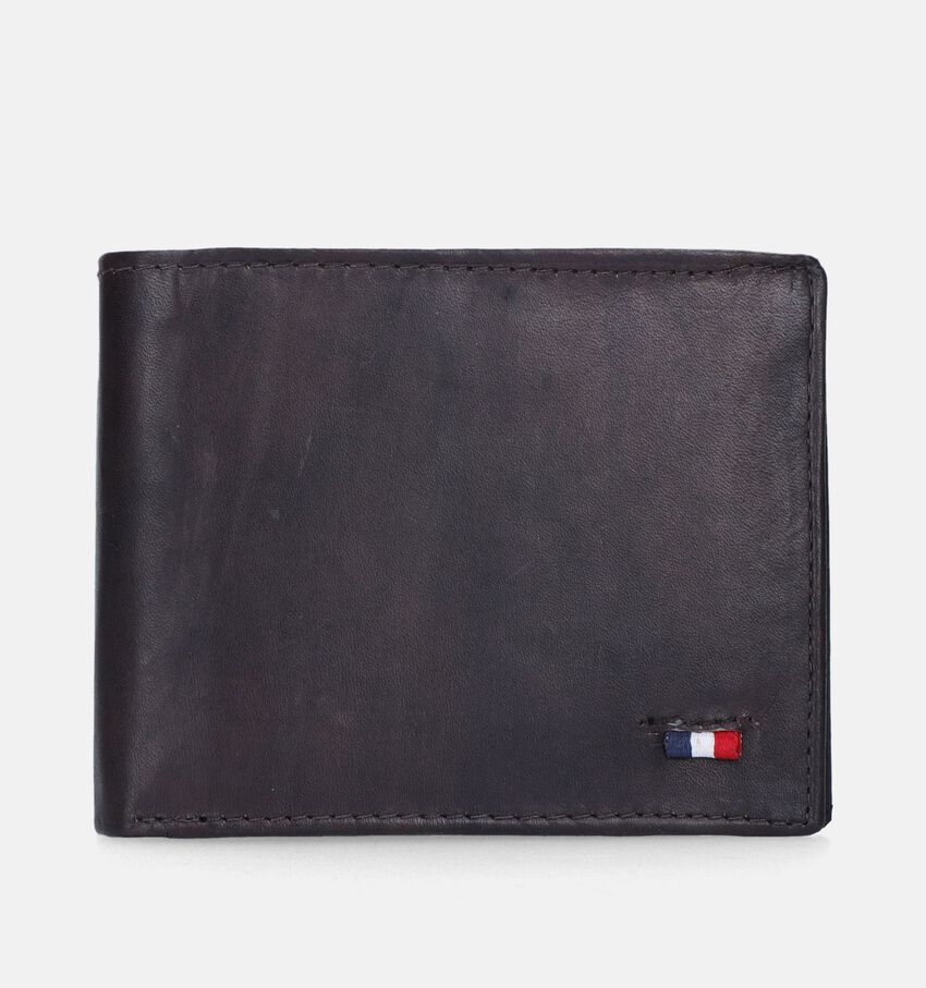 Euro-Leather Portefeuille en Marron
