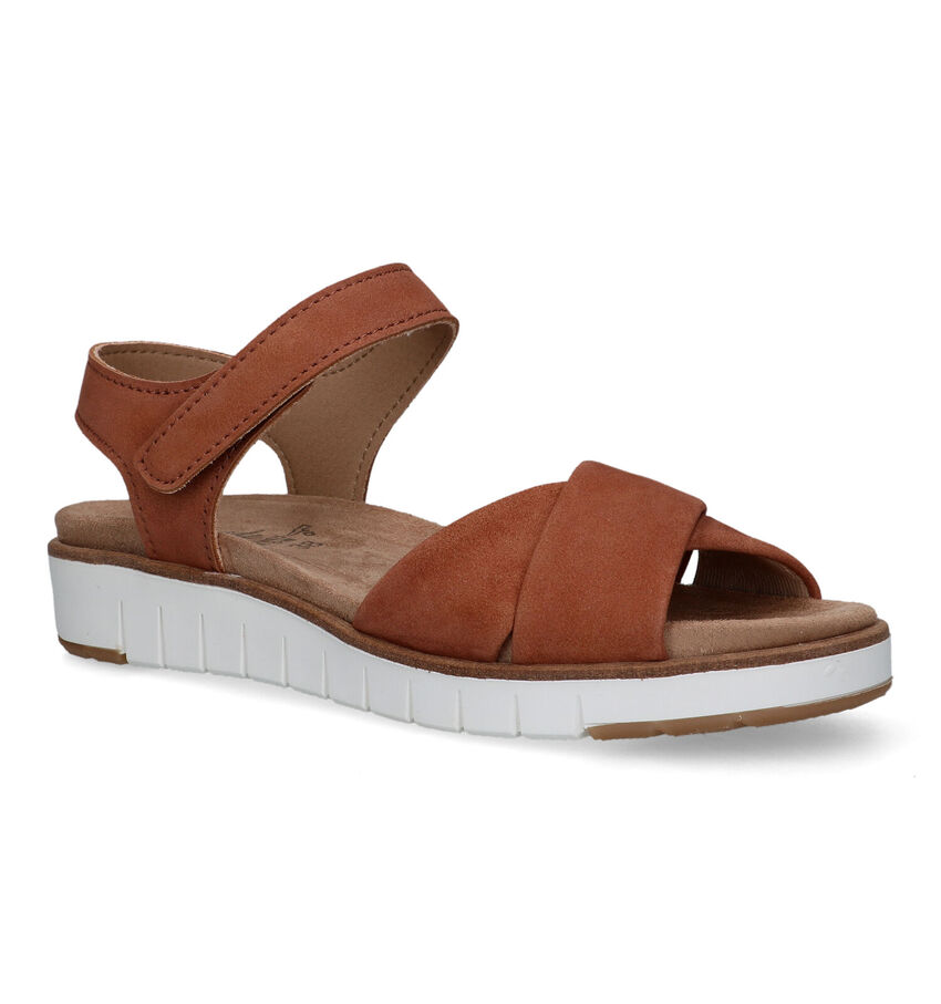 Solemade Romi Cognac Sandalen voor Steunzolen