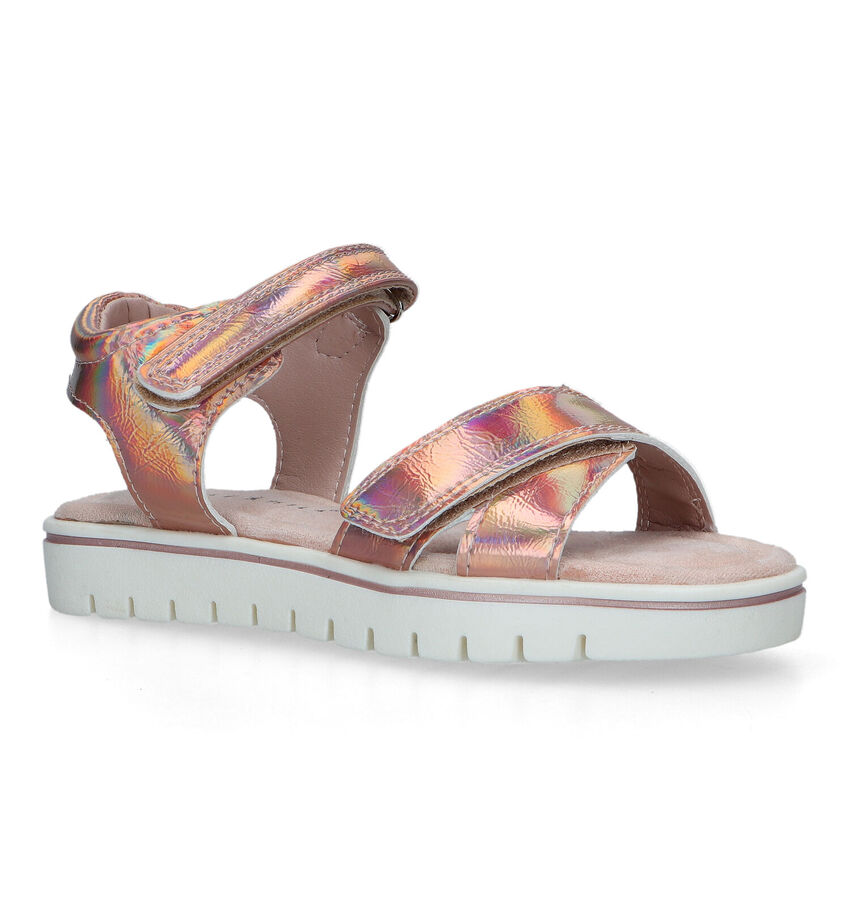 Milo & Mila Goud Roze Sandalen