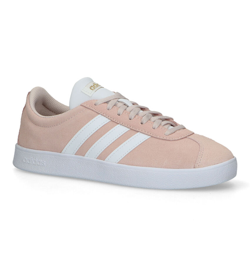 adidas VL Court 2.0 Roze Sneakers