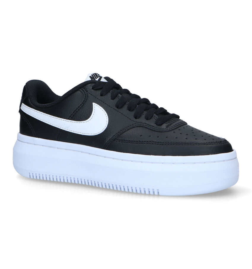 Nike Court Vision Alta Zwarte Sneakers