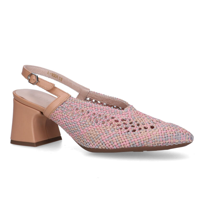 Wonders escarpins slingback en Rose