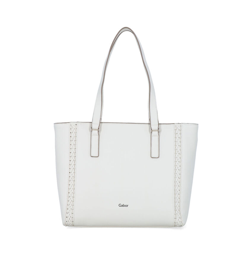 Gabor Jolene Ecru Shopper Tas met Rits