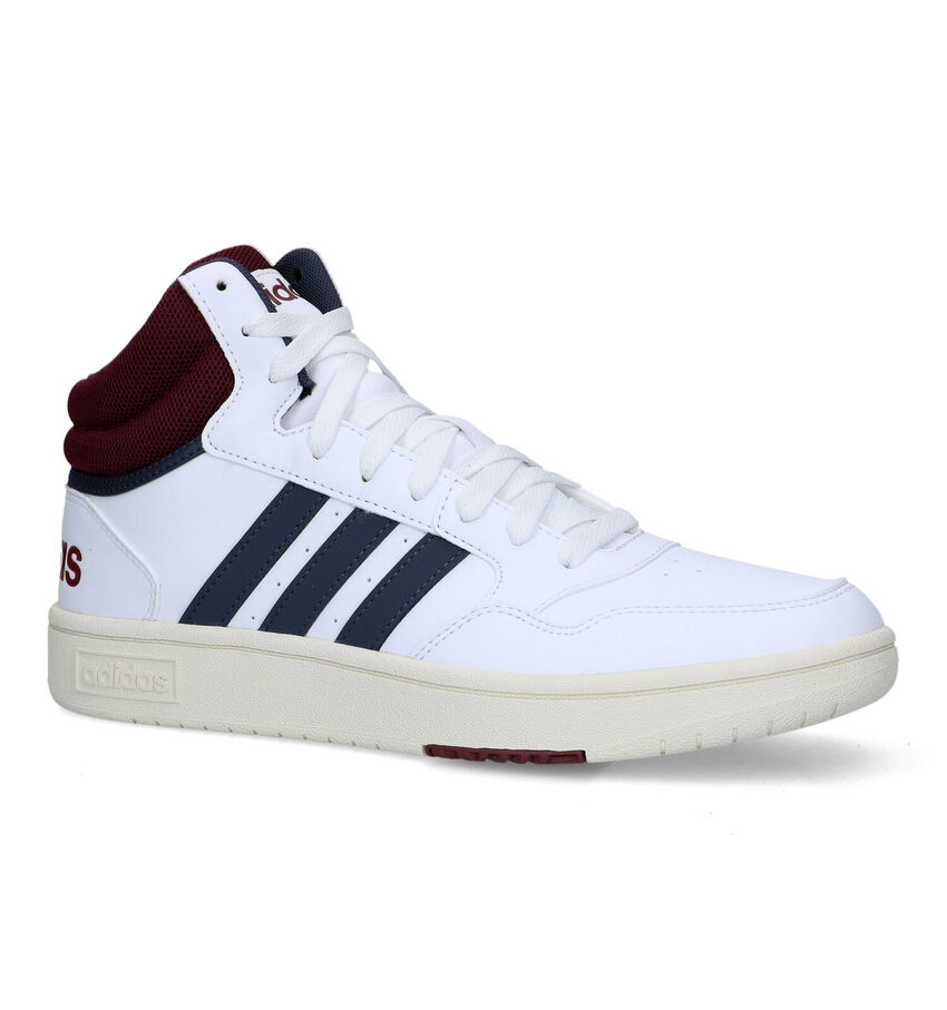 adidas Hoops 3.0 Mid Witte Sneakers