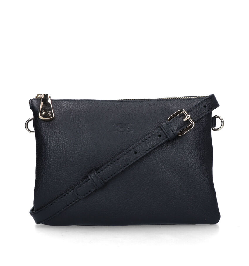 Crinkles Zwarte Crossbody Tas