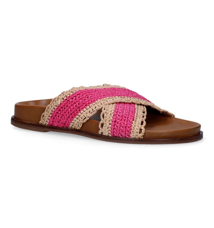 Inuovo Fuchsia Slippers