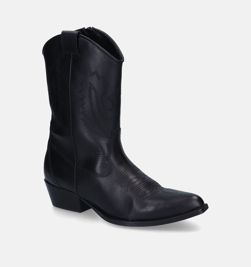 Posh by Poelman Zwarte Cowboy Boots