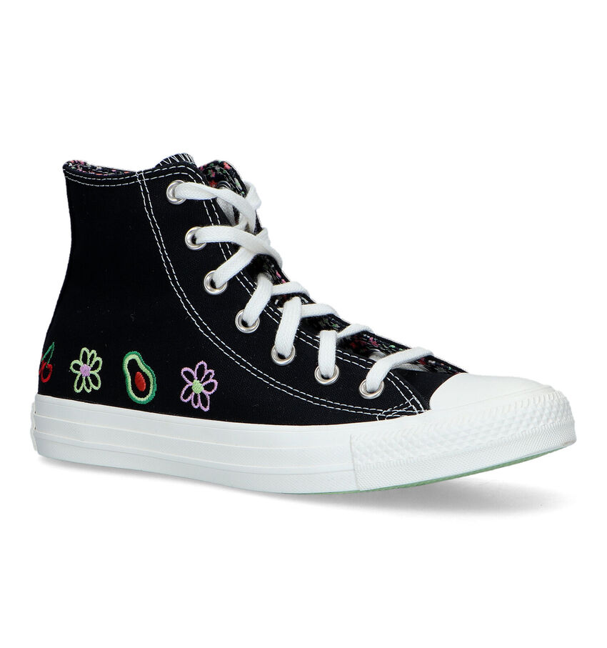 Convers Chuck Taylor All Star Hi Baskets en Noir