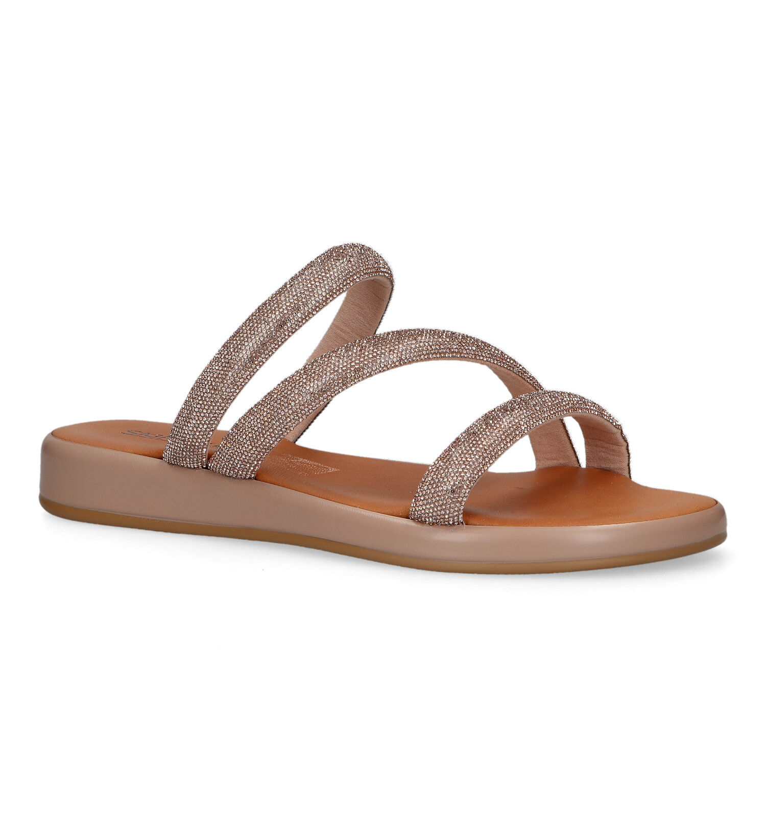 Dames slippers stof goud Online op TORFS.BE Gratis verzending