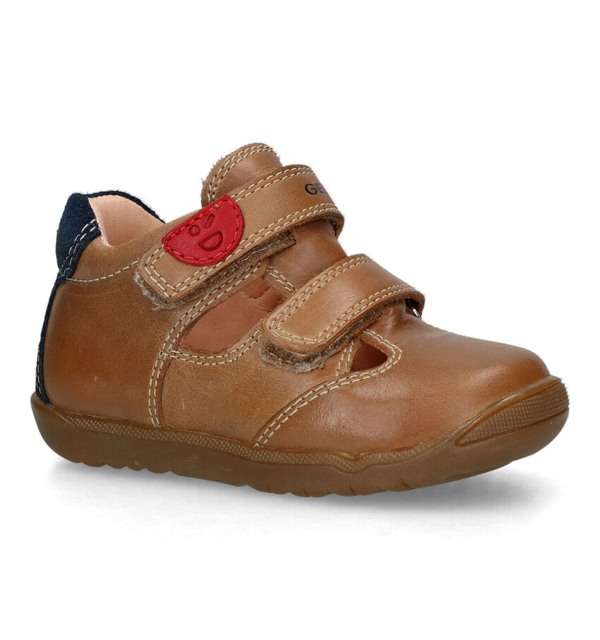 Geox Macchia Chaussures pour bébé en Cognac