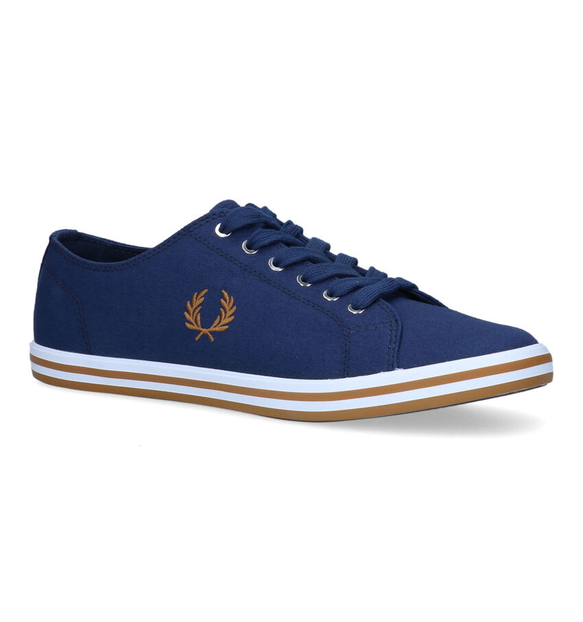 Fred Perry Kingston Blauwe Veterschoenen