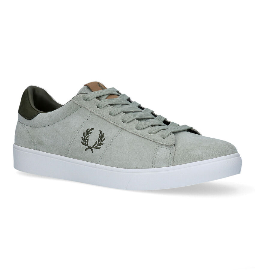 Fred Perry Spencer Groene Veterschoenen