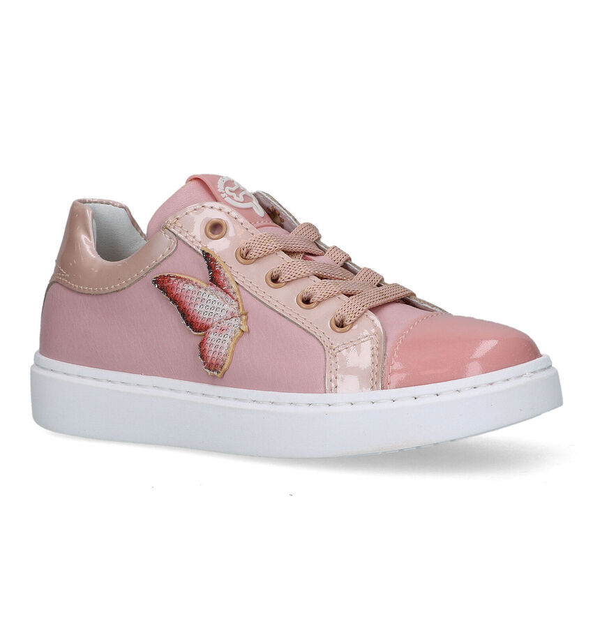 STONES and BONES Dalve Roze Sneakers
