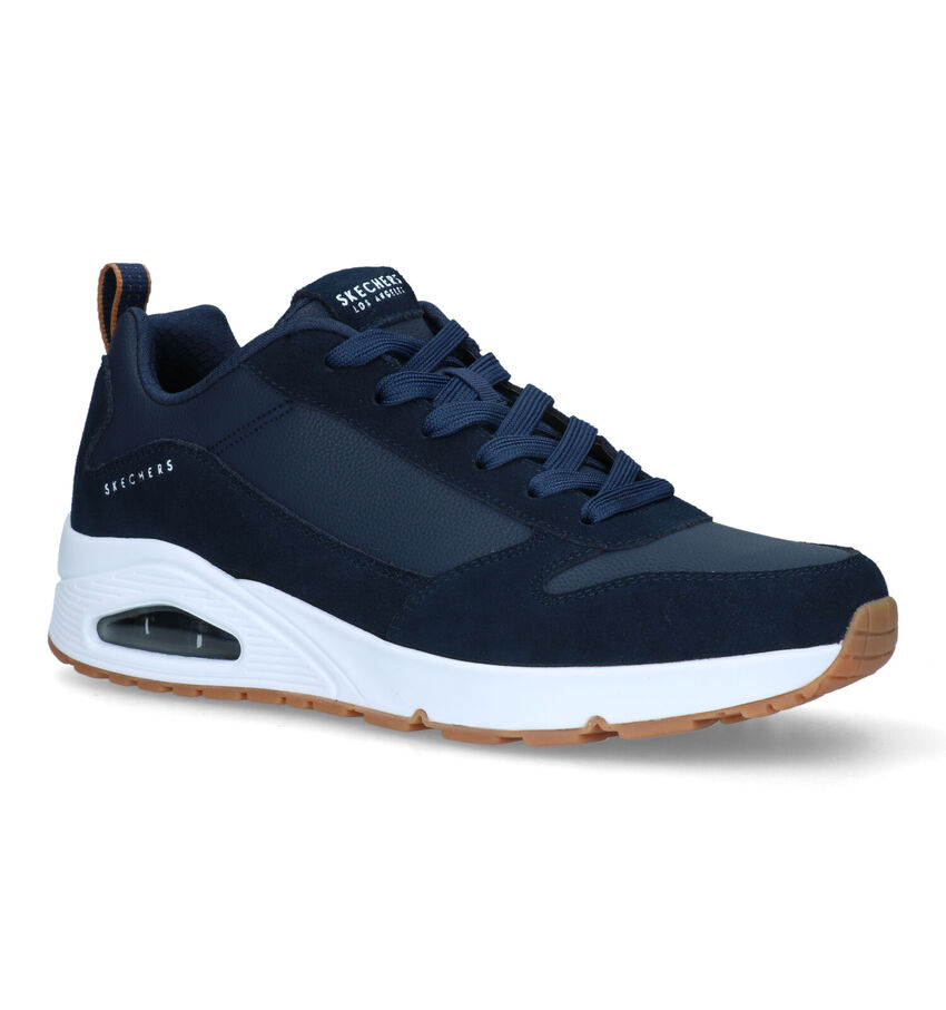 Skechers Uno Stacre Baskets en Bleu