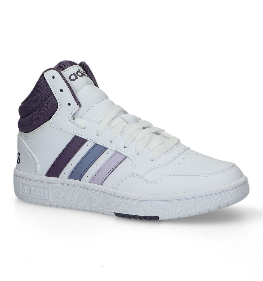 adidas Hoops 3.0 Mid Witte Sneakers