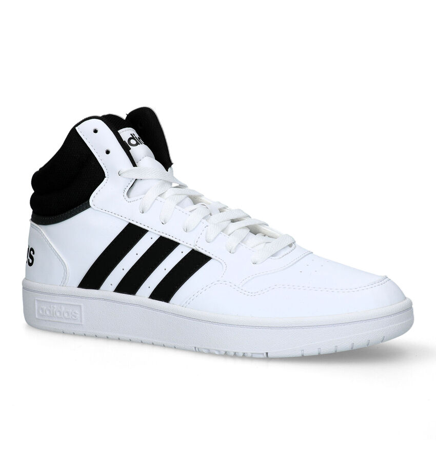 adidas Hoops 3.0 Mid Witte Sneakers