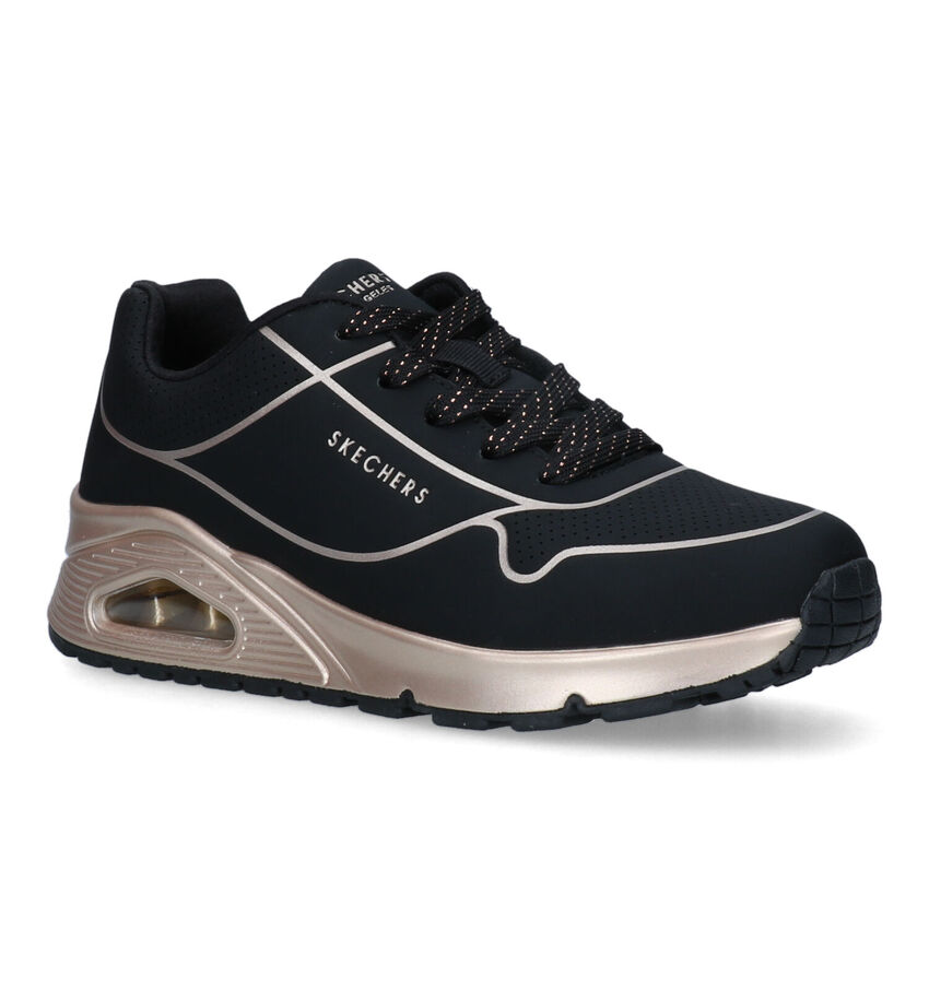 Skechers Uno Gen1 Zwarte Sneakers