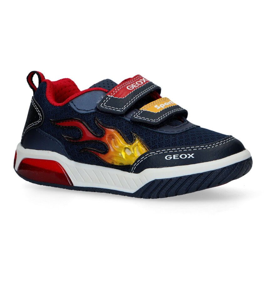 Geox Inek Blauwe Velcroschoenen