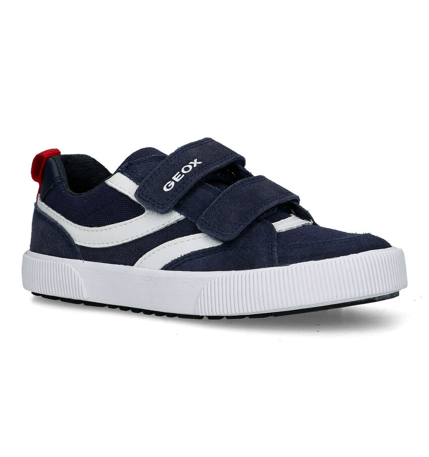 Geox Alphabeet Blauwe Velcroschoenen