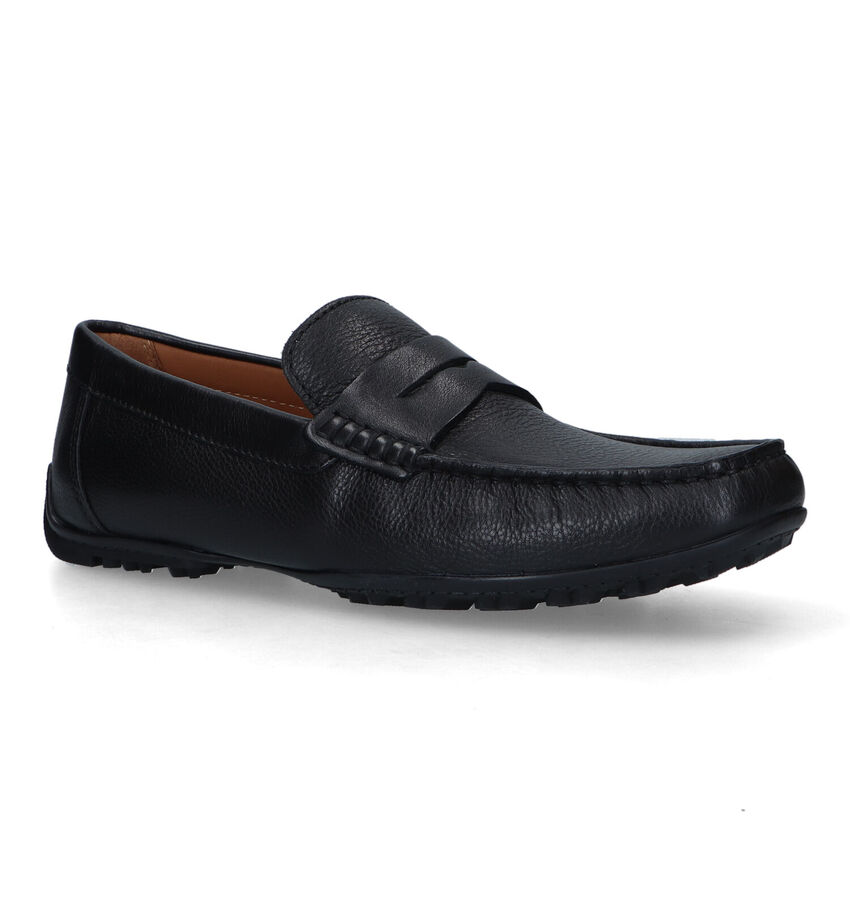 Geox Kosmopolis Grip Zwarte Mocassins