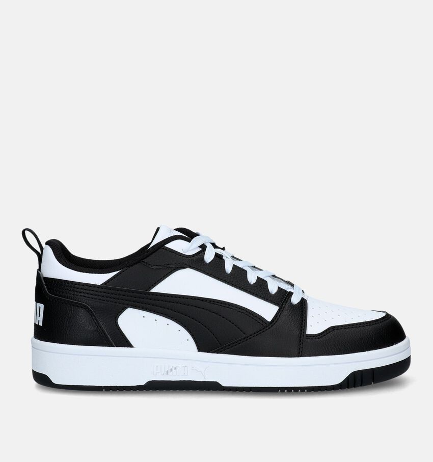 Puma Rebound V6 Low Zwarte Sneakers