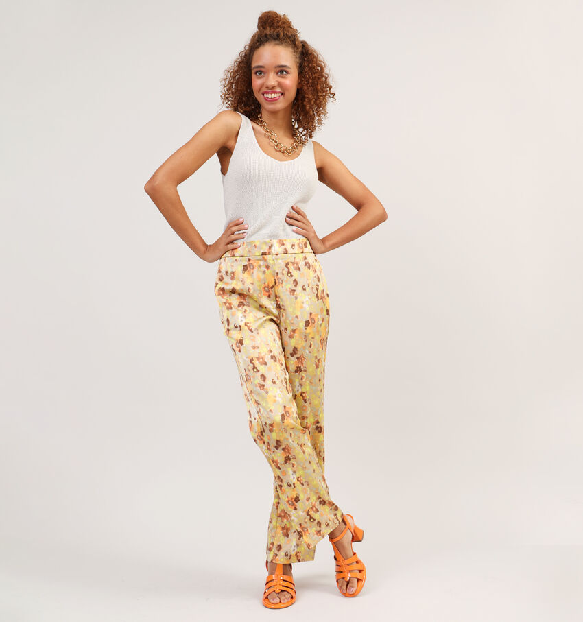 Vero Moda Vikatika Pantalon en Beige