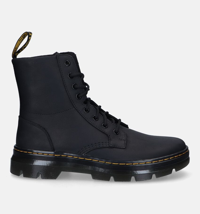 Dr. Martens Combs Leather Zwarte Boots