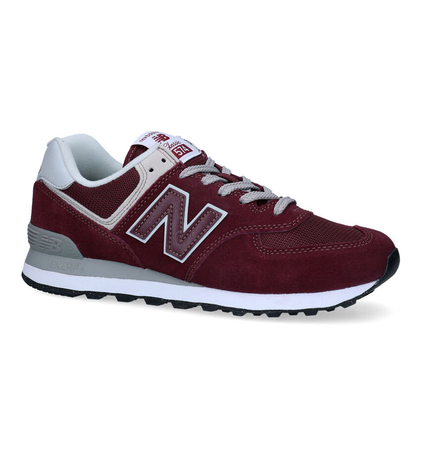 New Balance ML 574 Bordeaux Sneakers