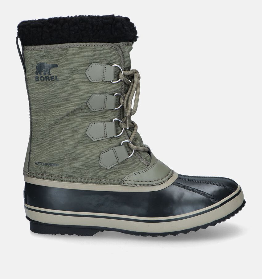 Sorel Bottes de neige étanches en Vert kaki