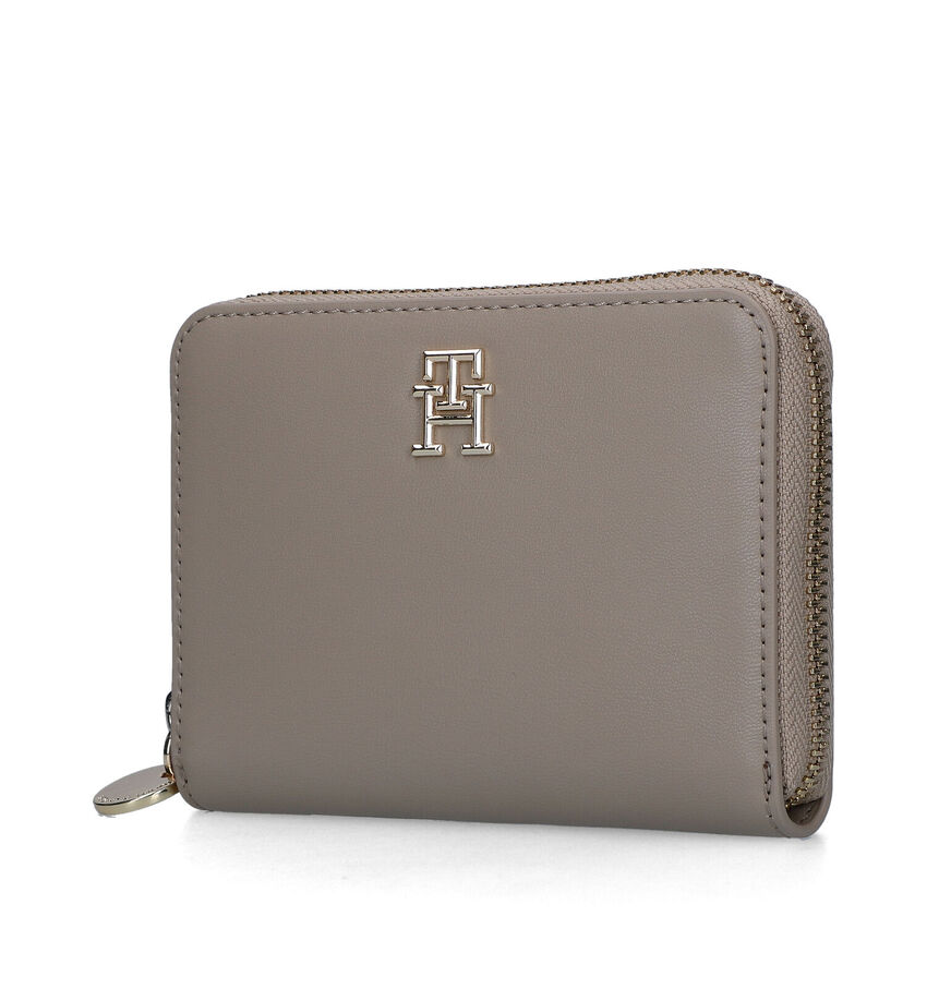 Tommy Hilfiger Chic Porte-monnaie zippé en Beige