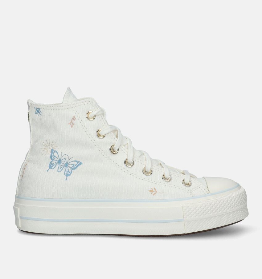 Converse Chuck Taylor All Star Lift Platform Baskets en Blanc