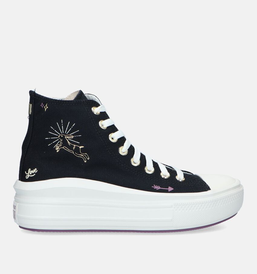 Converse Chuck Taylor AS Move Platform Baskets en Noir