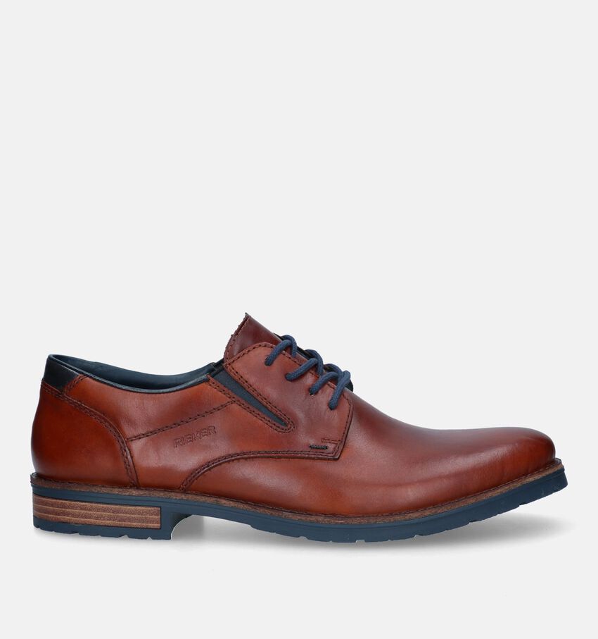 Rieker Cognac Veterschoenen