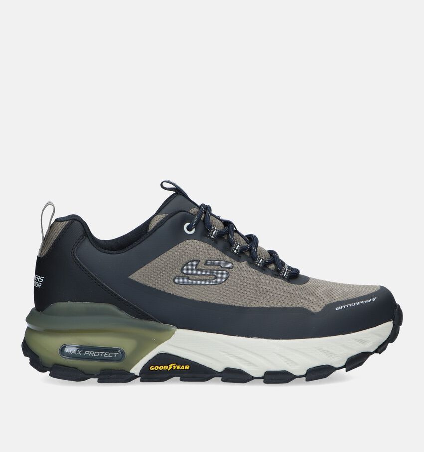 Skechers Max Protect Kaki Wandelschoenen