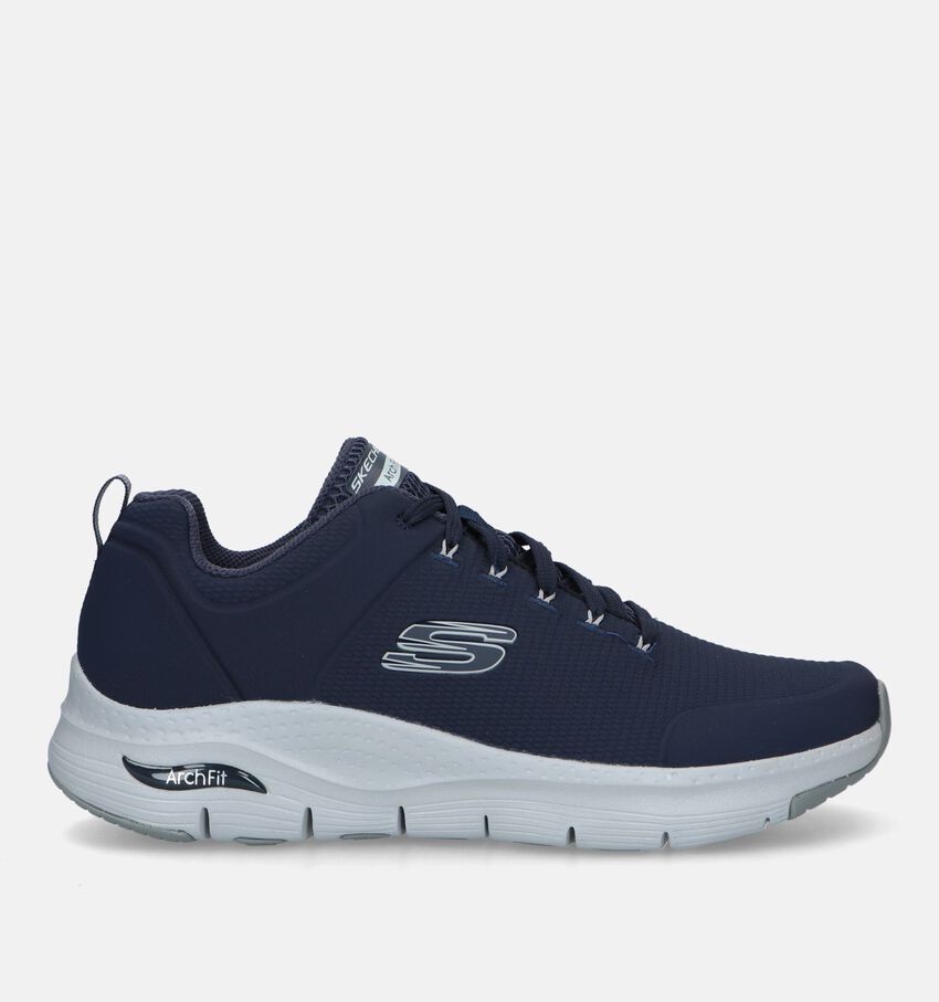 Skechers Arch Fit Titan Baskets en Bleu